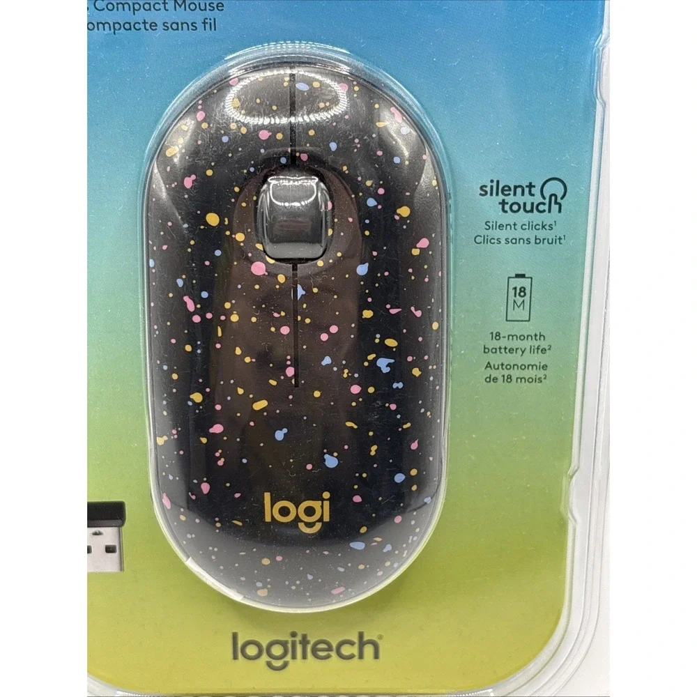 Logitech M340 Mouse - Speckles New